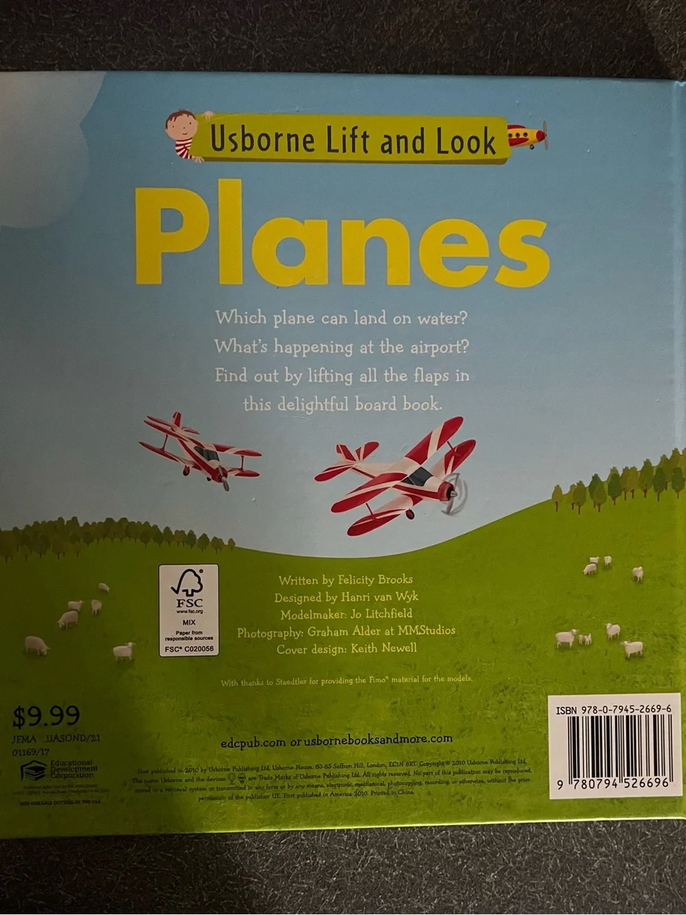 Usborne Planes Lift-and-Look Book
